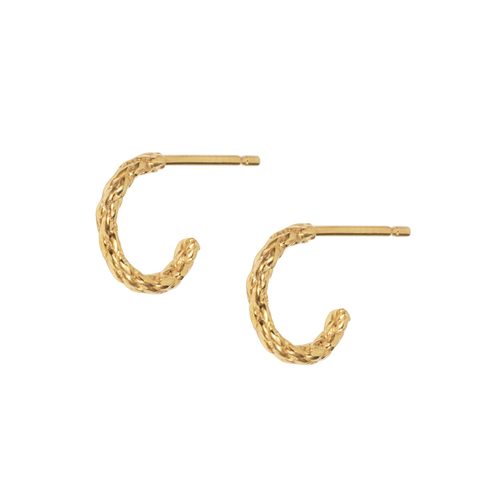 Rope Hoop Earrings Small – Louise Wade Jewellery