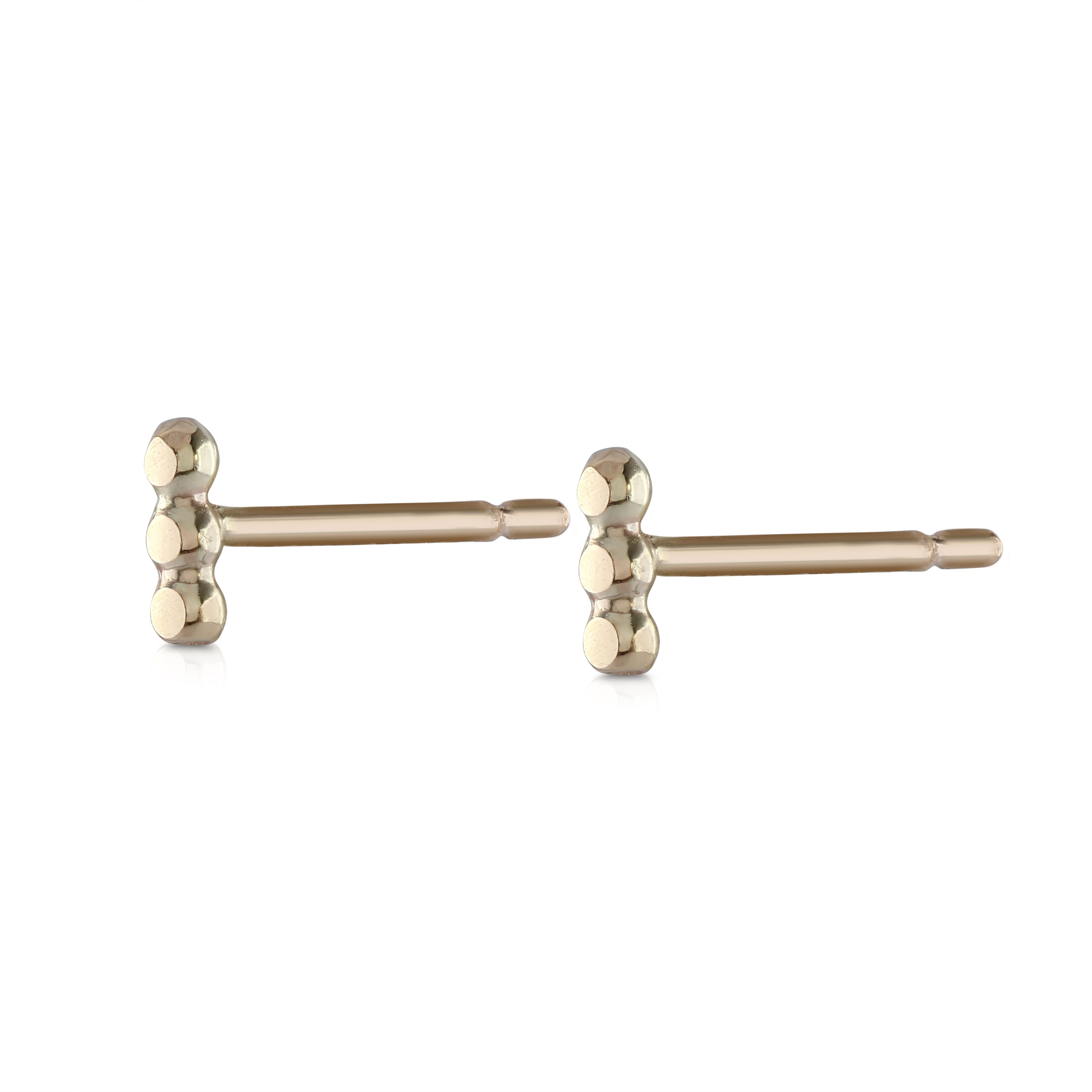 Speakeasy Mini Three Stud Earrings
