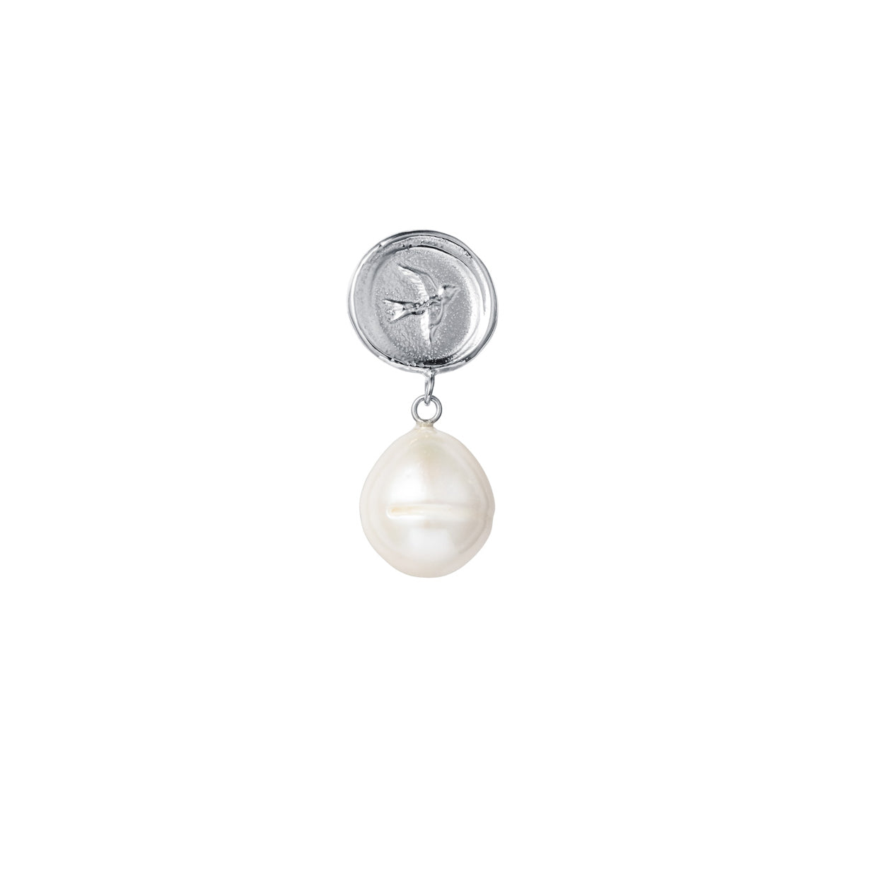 Swallow Baroque Pearl Drop Earring