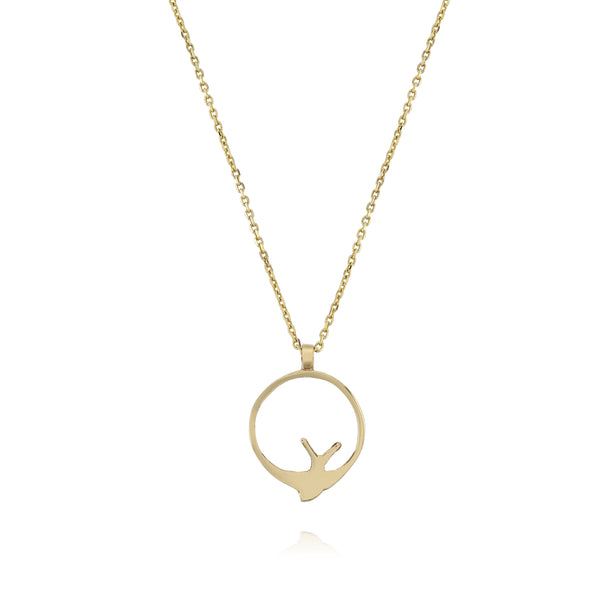 Swallow Hoop Necklace