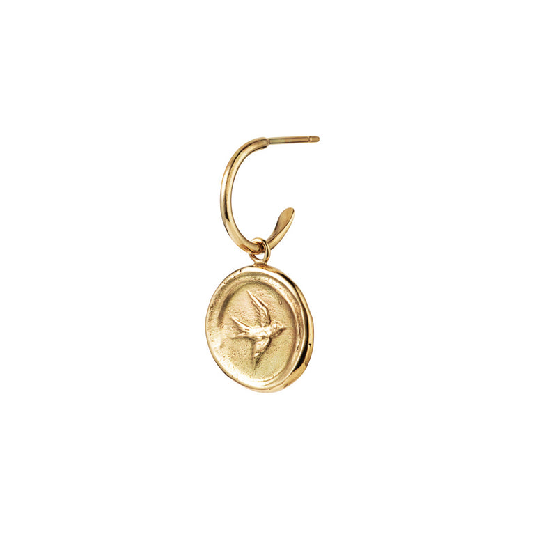 Swallow Hoop Earring