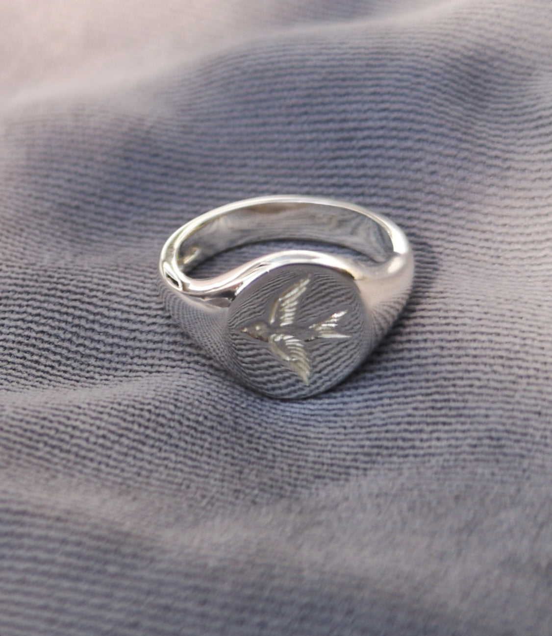 Swallow Signet Ring