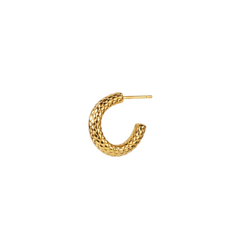 Yacht Rope Chunky Hoop Earring- Small